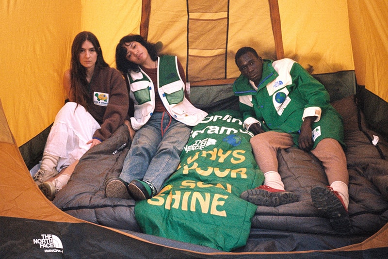 ノースフェイスとオンラインセラミックスがアースデイを祝したコレクションを発表 online ceramics the north face release details information buy cop purchase earth day sustainability regrind 