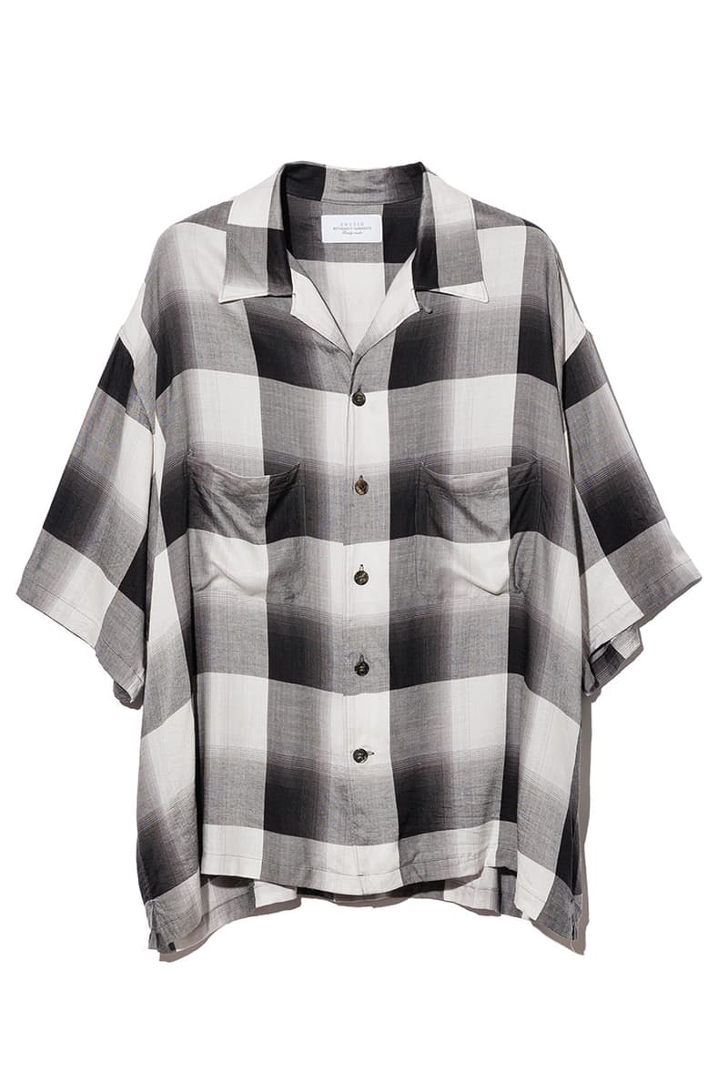 アンユーズドxシュガーヒルが繊細なオンブレーチェック柄のコラボアイテム4型を発売 unused sugarhill collab items release info