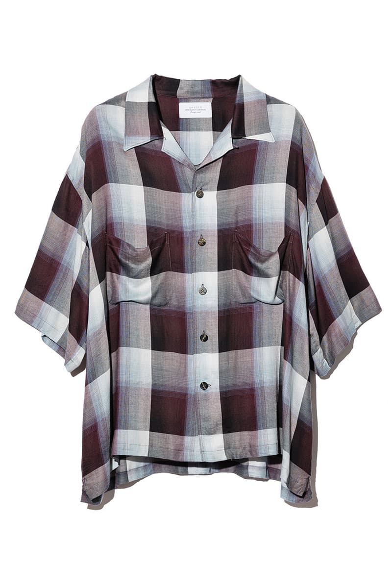 アンユーズドxシュガーヒルが繊細なオンブレーチェック柄のコラボアイテム4型を発売 unused sugarhill collab items release info