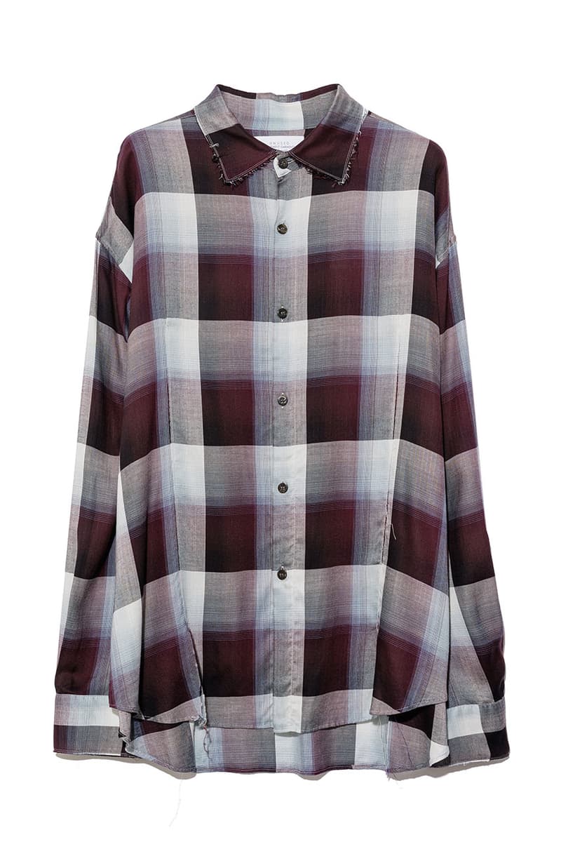 アンユーズドxシュガーヒルが繊細なオンブレーチェック柄のコラボアイテム4型を発売 unused sugarhill collab items release info