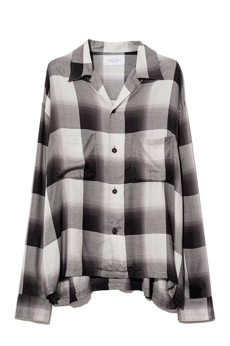 アンユーズドxシュガーヒルが繊細なオンブレーチェック柄のコラボアイテム4型を発売 unused sugarhill collab items release info