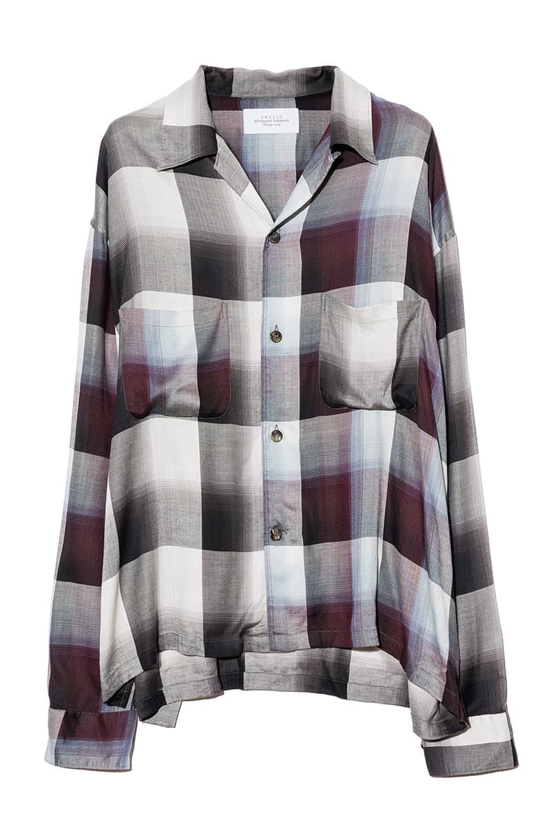 アンユーズドxシュガーヒルが繊細なオンブレーチェック柄のコラボアイテム4型を発売 unused sugarhill collab items release info