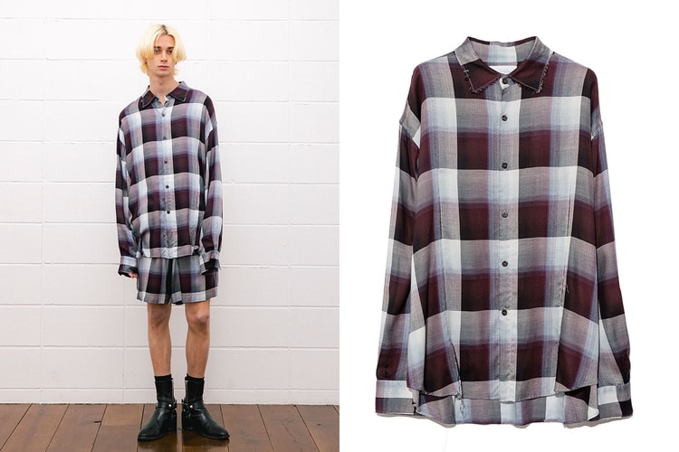 UNUSED と SUGARHILL が繊細なオンブレーチェック柄のコラボアイテム4型を発売