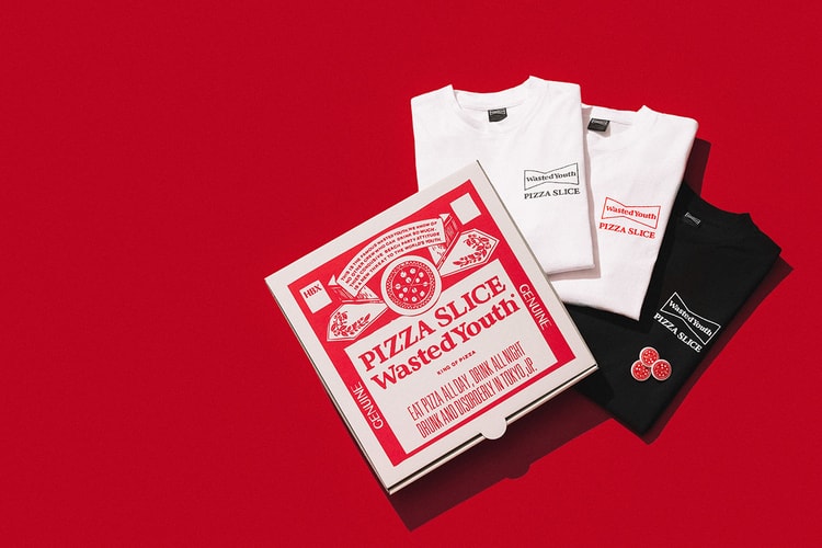 VERDY の手掛ける Wasted Youth x PIZZA SLICE のコラボカプセルコレクションが HBX で独占販売決定