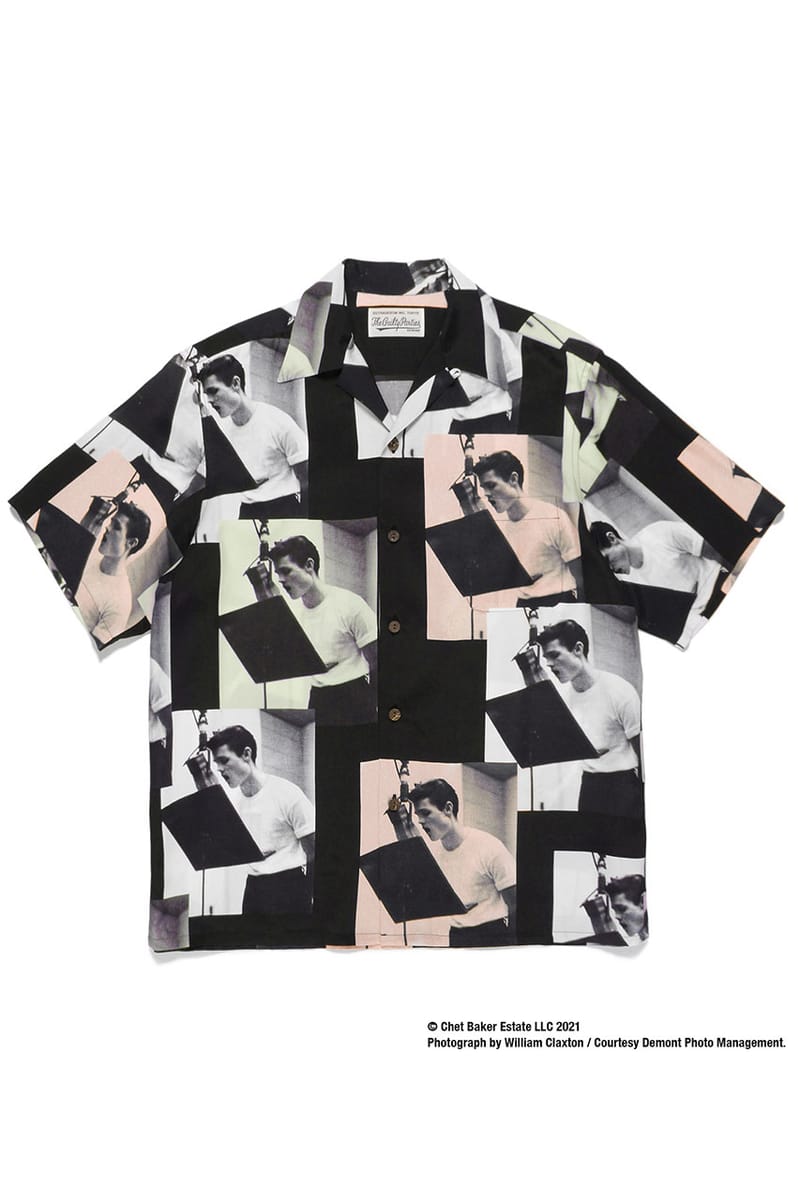 M黒【WACKOMARIA】CHETBAKER 広かっ SHIRT／新品タグ付／送料込 