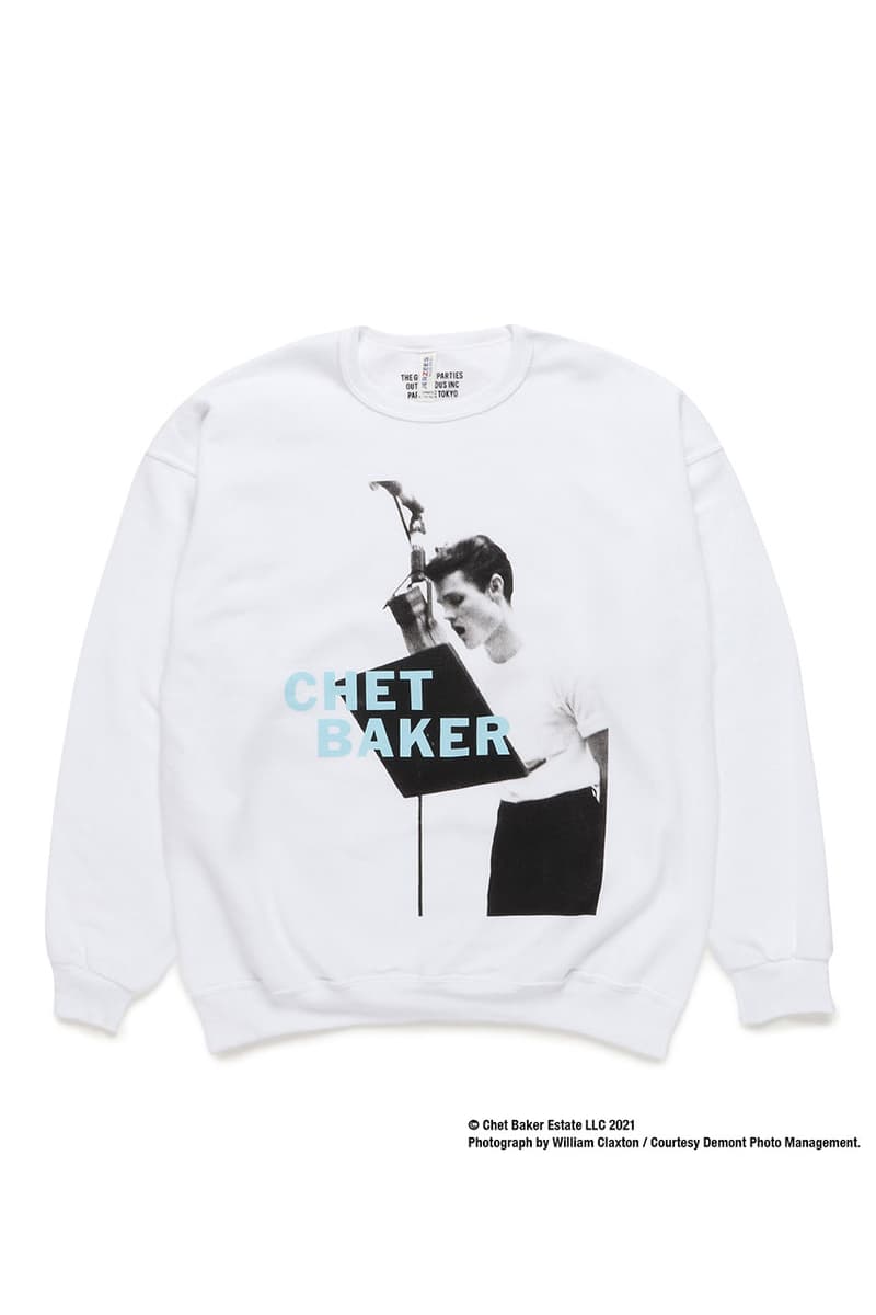 ワコマリアからチェット・ベーカーとのコラボコレクションが登場 WACKO MARIA x Chet Baker collab collection new release info