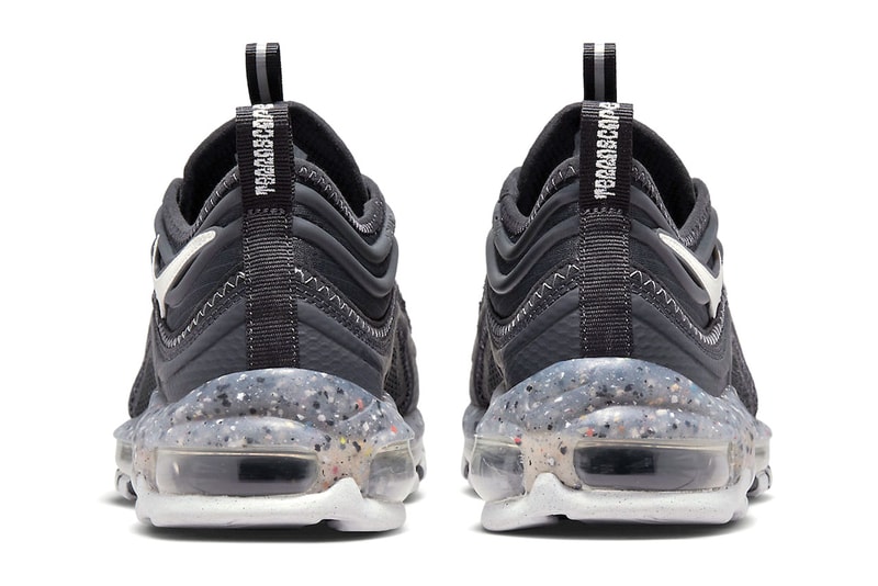 ナイキから新作モデル  エアマックス97テラスケープが登場 Nike Expands Air Max 97 Terrascape With “Black/White” Colorway Footwear