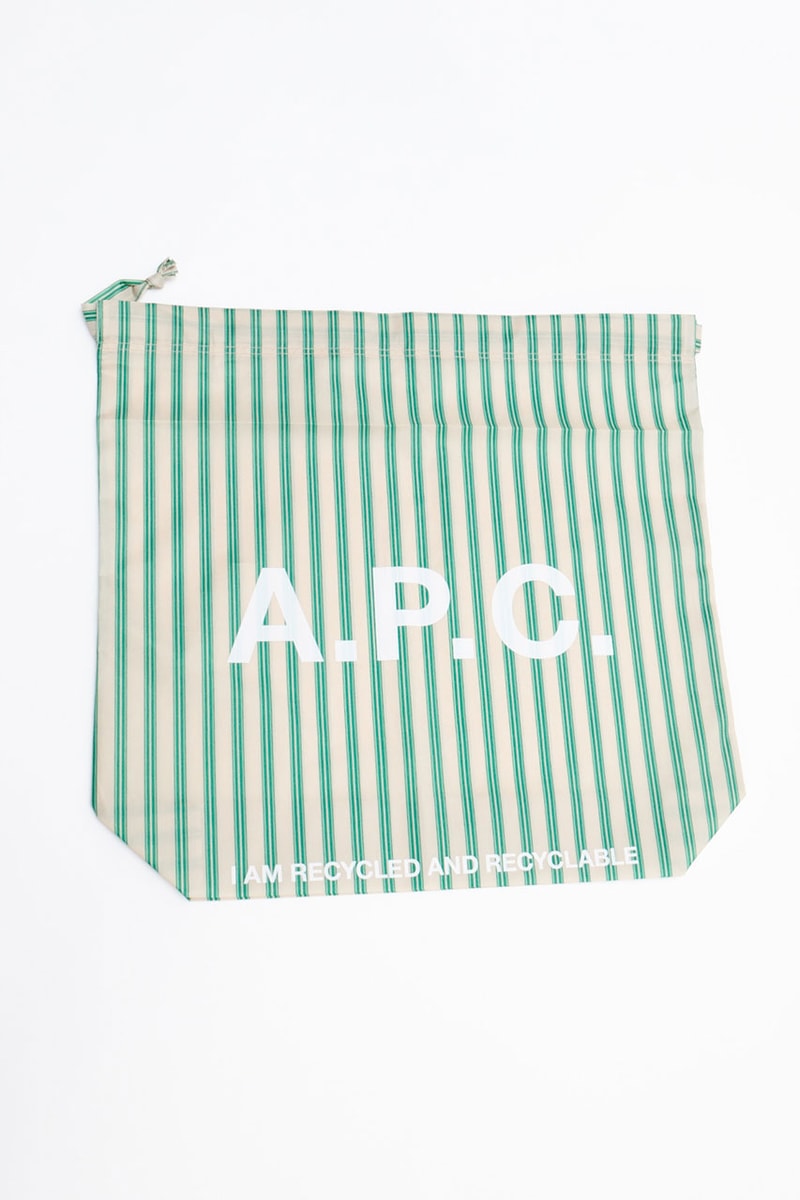 アーペーセーがリサイクルポリエステルを使用した新たなショッパーを導入 apc reusable bag pouch release info