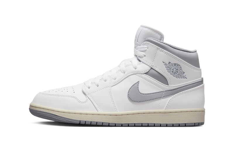 エアジョーダン1 “ナチュラルグレー”にミッドカットが誕生 air jordan 1 mid neutral grey 554724 135 release date info store list buying guide photos price 