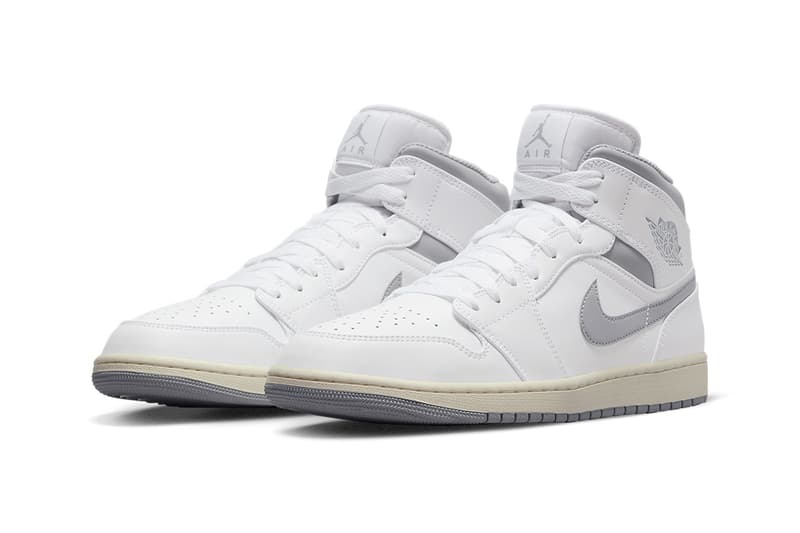 エアジョーダン1 “ナチュラルグレー”にミッドカットが誕生 air jordan 1 mid neutral grey 554724 135 release date info store list buying guide photos price 