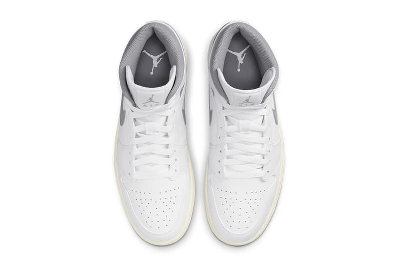 エアジョーダン1 “ナチュラルグレー”にミッドカットが誕生 air jordan 1 mid neutral grey 554724 135 release date info store list buying guide photos price 