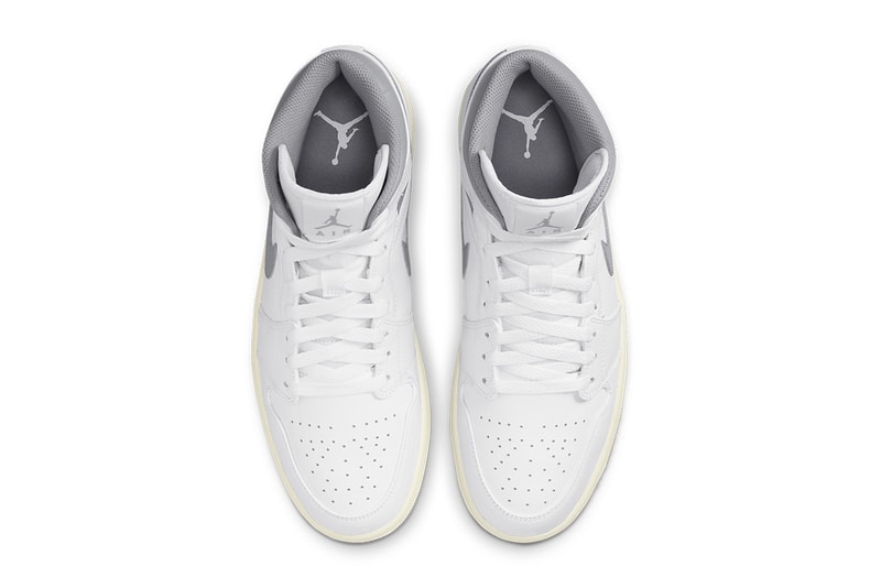 エアジョーダン1 “ナチュラルグレー”にミッドカットが誕生 air jordan 1 mid neutral grey 554724 135 release date info store list buying guide photos price 