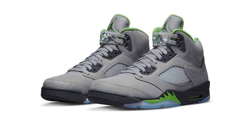 neon green jordan 5