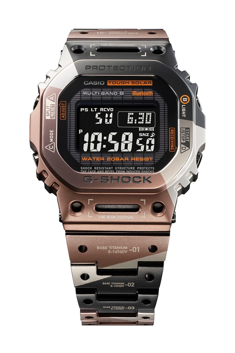 ジーショックからカモフラージュ仕様の新作 GMW-B5000TVB が登場 Casio G-SHOCK Expands Virtual Armour Series With Titanium GMW-B5000TVB