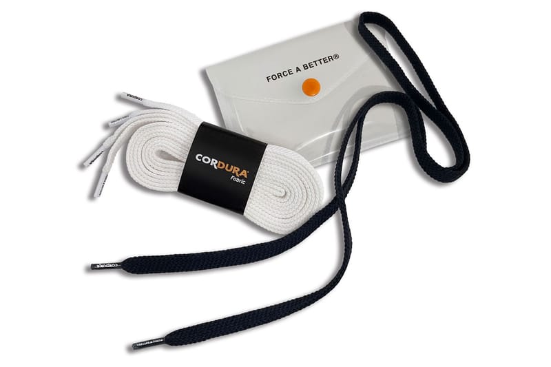 Tシャツブランド FORCE A BETTER®︎ から世界初の CORDURA®︎ シューレースが登場