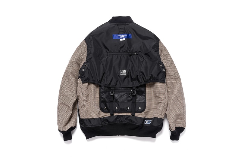 ジュンヤ ワタナベ マン x カリマーから2022年春夏シーズンの最新コラボジャケットが登場 junya watanabe man karrimor bag jacket beige info photos price 