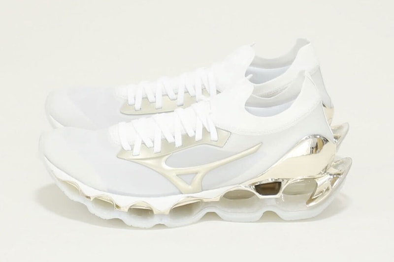 ミズノ MIZUNO x 空山基のコラボスニーカーに最終章となるゴールドカラーが登場
