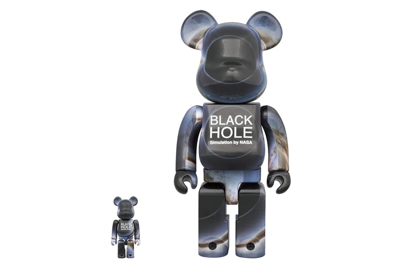 ブラックホールを NASA のシミュレーション画像で表現した限定 ベアブリックが発売   BE@RBRICK black hole edition NASA new release