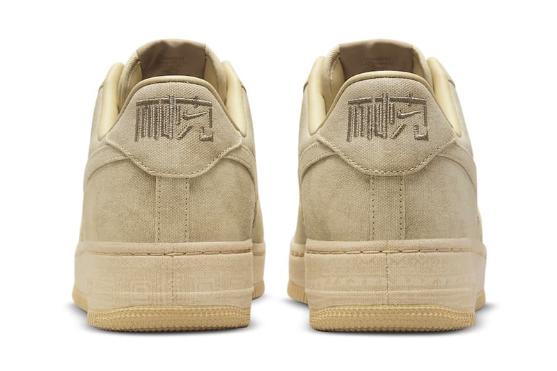 ナイキエアフォース 1 から幻のサンプルモデル “ザ・ワン ライン” が新色を纏って復刻 Nike Air Force 1 nai ke dv4246 333 dv4247 211 tan olive white stitching the one line elevating inner peace through sports chinese text suede release-info date price