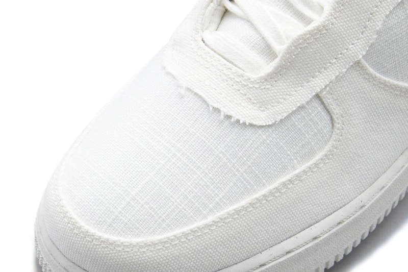 ナイキから涼しげな雰囲気を纏った新作エアフォース1ローが登場 Nike Air Force 1 Low Next Nature hemp tan white bruce kilgore swoosh sun club move to zero palm tree grind release info price date