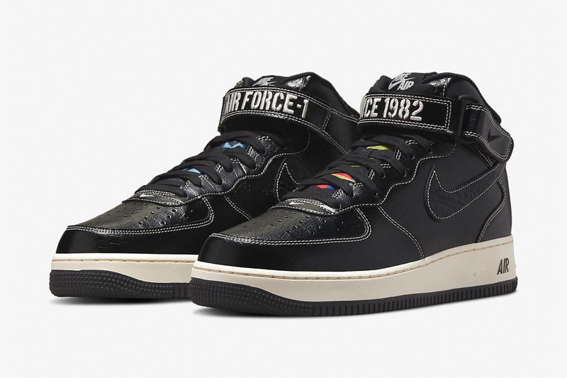 ナイキからラグジュアリーな雰囲気をプラスした新作エアフォース1ミッドが発売 nike air force 1 mid 07 lx release info