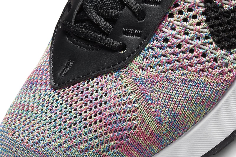 ナイキエアマックスフライニットレーサーにマルチカラーの新色がスタンバイ Nike air max flyknit racer multi color ghost green black pink blast photo blue pre day 2012 leather overlays release info date price