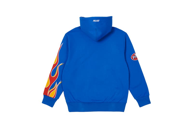 パレススケートボード 2022年夏コレクション発売アイテム一覧 - Week 4 Palace Summer 2022 Week 4 Drop List Every Item Slides Flame Hoodie Statue Jacket Denim Caps Hats Dog Duck Release Information Skateboarding