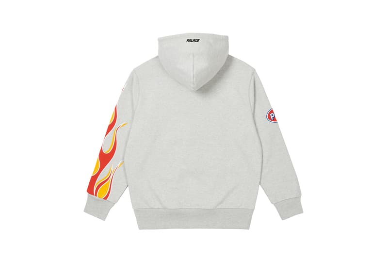 パレススケートボード 2022年夏コレクション発売アイテム一覧 - Week 4 Palace Summer 2022 Week 4 Drop List Every Item Slides Flame Hoodie Statue Jacket Denim Caps Hats Dog Duck Release Information Skateboarding