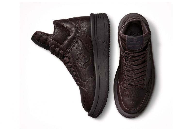 リックオウエンス x コンバースから新作スニーカーが登場 Rick Owens DRKSHDW x Converse Revisit the Bulky TURBOWPN Sneakers clay egret colorways leather platform soles weapon release info date price