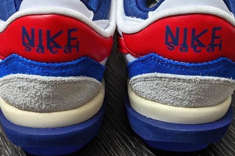 サカイ x ナイキの最新コラボ コルテッツにクローズアップ Sacai nike cortez 1972 Summer Olympics colorway 50th anniversary chitose abe red blue zoom air release info date price 