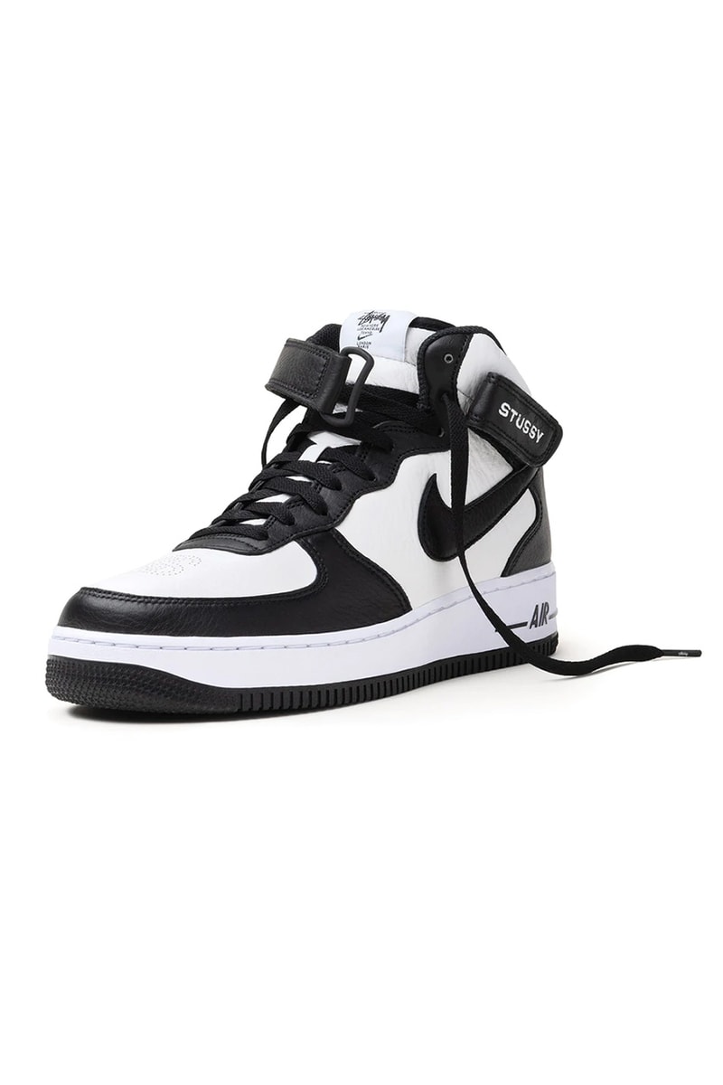 ステューシーとナイキがコラボエアフォース1ミッドを含むカプセルコレクションを発売 stussy nike air force 1 mid release date info store list buying guide photos price tee sweatshirt beanie 