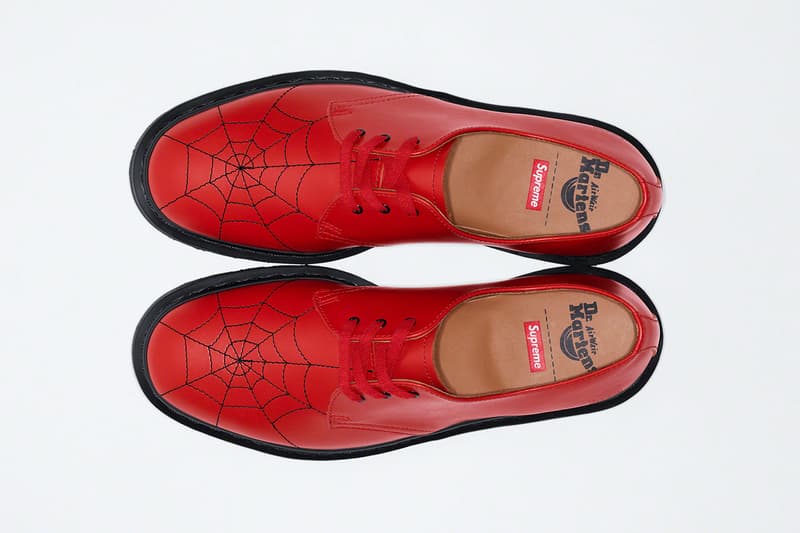 シュプリーム x ドクターマーチンによる2022年春夏の最新コラボ3ホールシューズが登場 Supreme x Dr. Martens collab 3-Eye Shoe 2022 spring summer release info