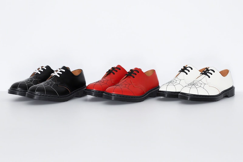 シュプリーム x ドクターマーチンによる2022年春夏の最新コラボ3ホールシューズが登場 Supreme x Dr. Martens collab 3-Eye Shoe 2022 spring summer release info