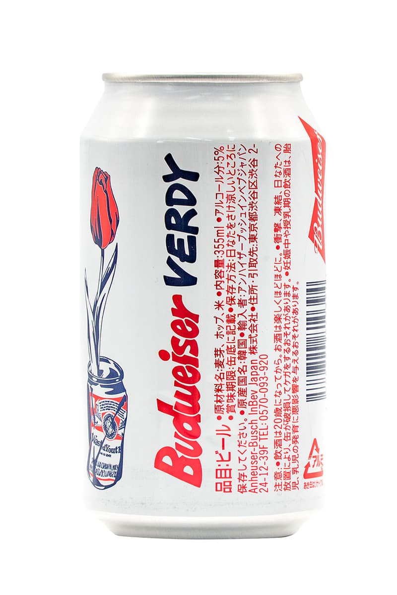 ヴェルディがプレミアムラガービールブランド バドワイザーとのコラボレーションを発表 verdy wasted youth budweiser collab release info