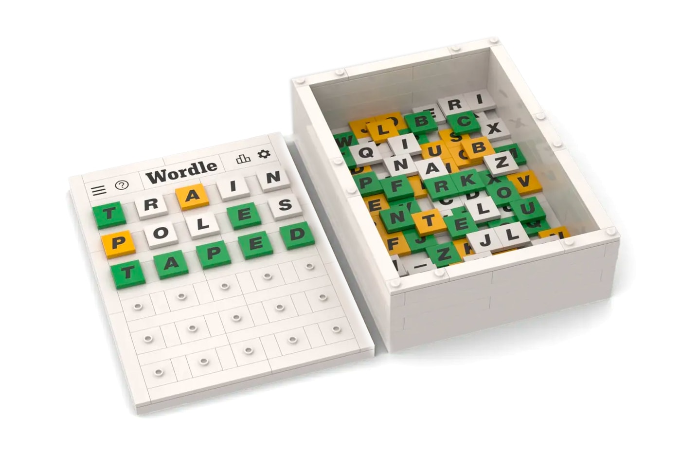 世界的に人気の英単語ゲーム ワードルのレゴ®︎バージョンが誕生 Wordle LEGO IDEAS LEGORDLE Concept