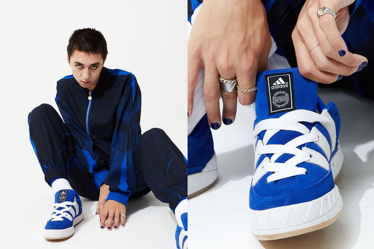 atmos から adidas Originals ADIMATIC 初の別注モデル “atmos Blue” が発売