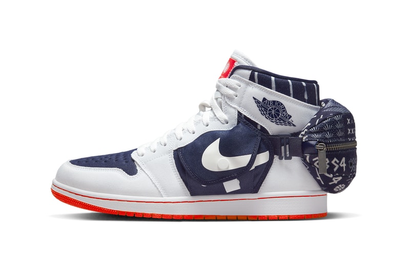 ストリートバスケの大会 クアイ54とコラボした新作エアジョーダン1が登場 Air Jordan 1 Utility Stash Quai 54 DV1717 100 Photos release date info store list buying guide price