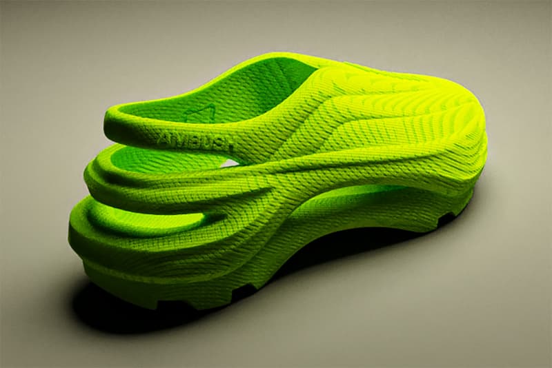 アンブッシュ®が3Dプリント技術を駆使したクロッグサンダル 100Sを発表 ambush zellerfeld 100s 3d print clog volt nft metaverse release date info store list buying guide photos price 