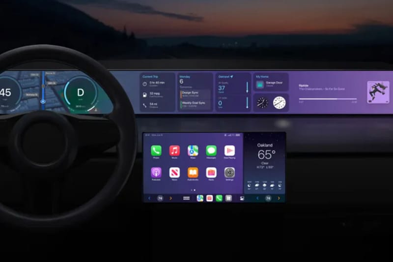 Apple が次世代型 CarPlay の開発中画面を公開