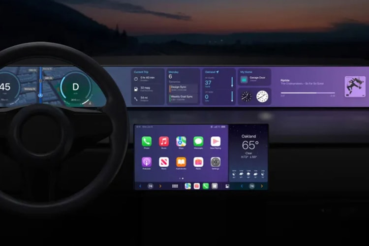 Apple が次世代型 CarPlay の開発中画面を公開