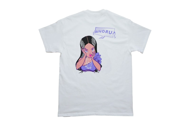 エイウィッチとフランス人アーティスト ファフィのコラボTシャツ第2弾が発売 awich fafi collabo tshirt 2 release info