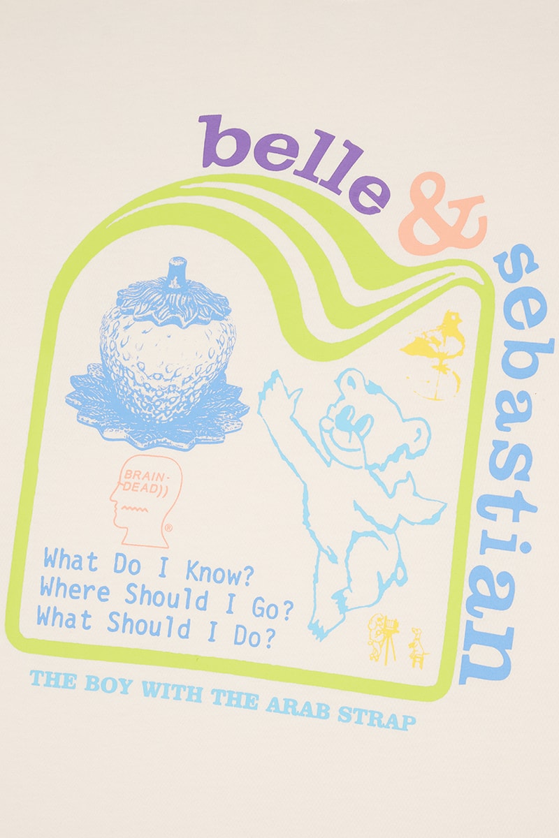 ブレイン デッドがベル・アンド・セバスチャンとのコラボアイテムをリリース brain dead belle sebastian collaboration release info