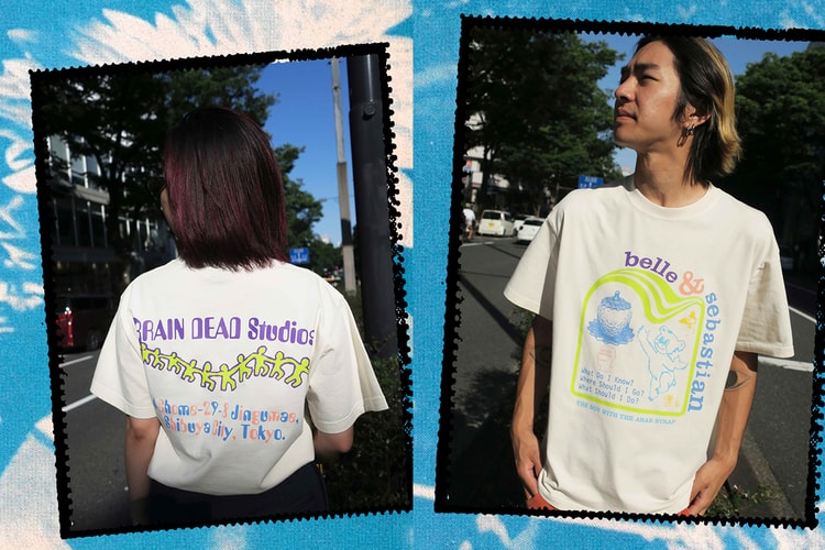 Brain Dead がポップ・バンド Belle & Sebastian とのコラボアイテムをリリース