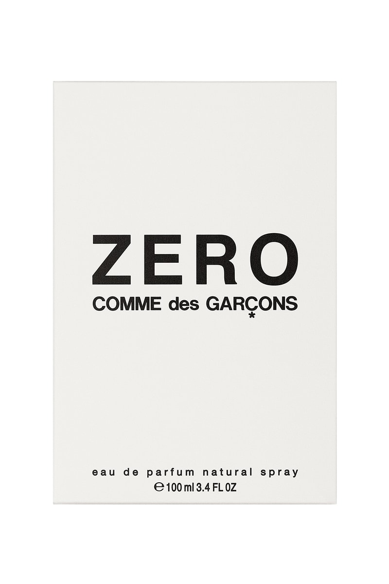 コム デ ギャルソン・パルファムから新作の香水 ゼロが発売 comme des garcons parfums new zero release info