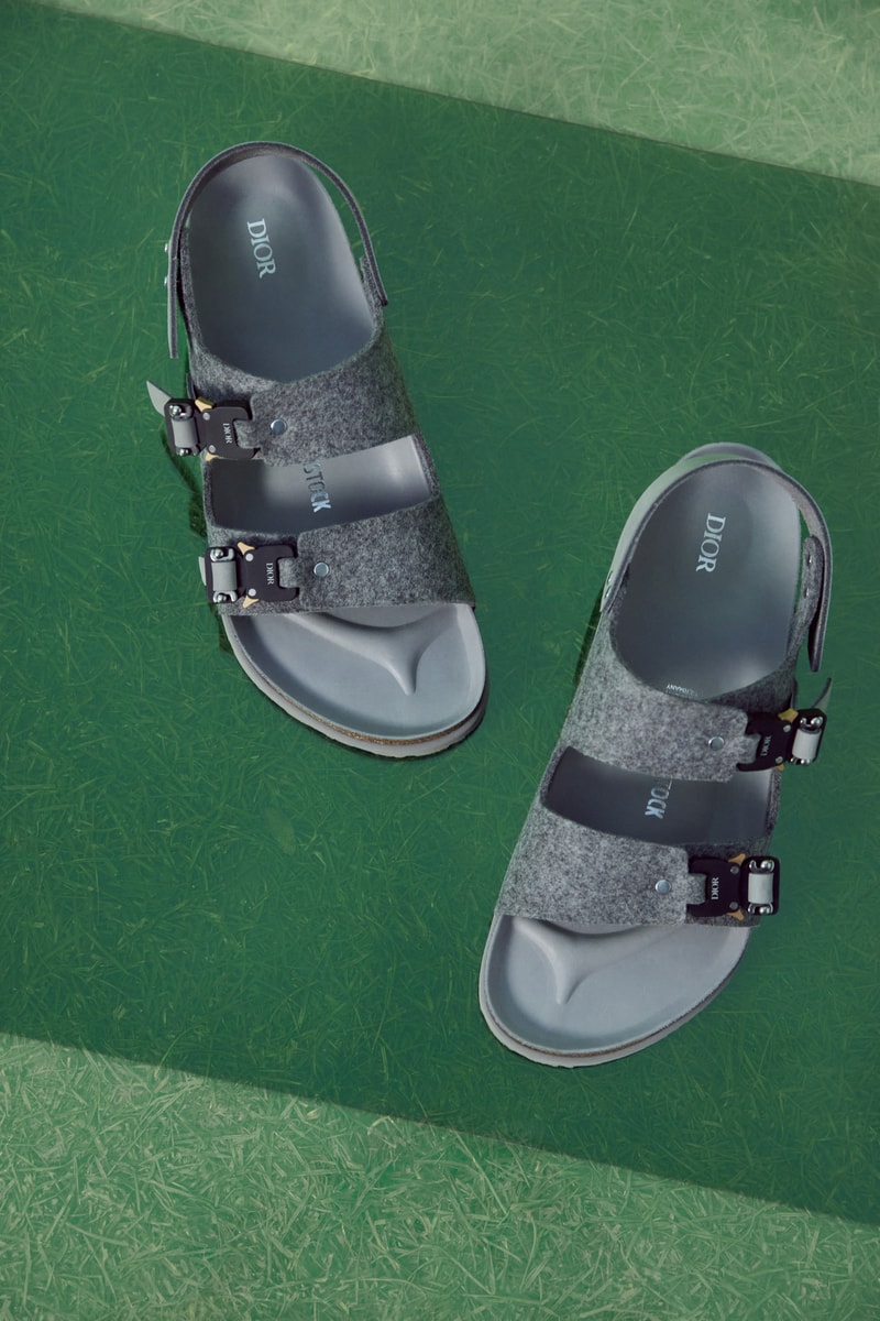 ディオールxビルケンシュトックによるコラボフットウェア2型を含むコレクションが発売 dior birkenstock collaboration CD 1947 release info