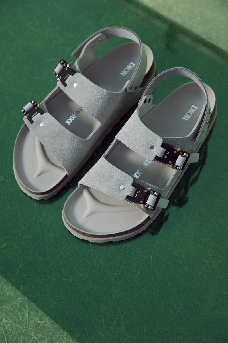 ディオールxビルケンシュトックによるコラボフットウェア2型を含むコレクションが発売 dior birkenstock collaboration CD 1947 release info