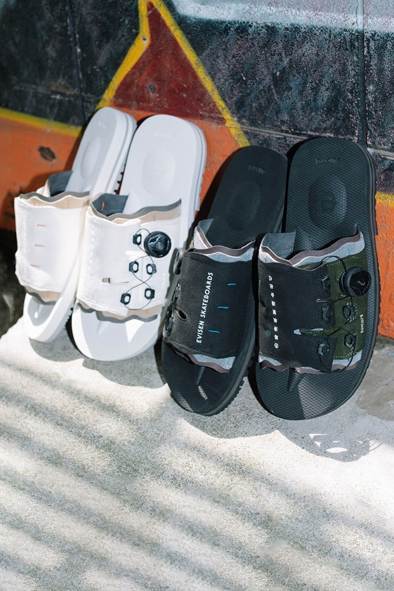エビセン スケートボードからスイコックとのコラボサンダルがリリース evisen skateboards suicoke collabo leta release info