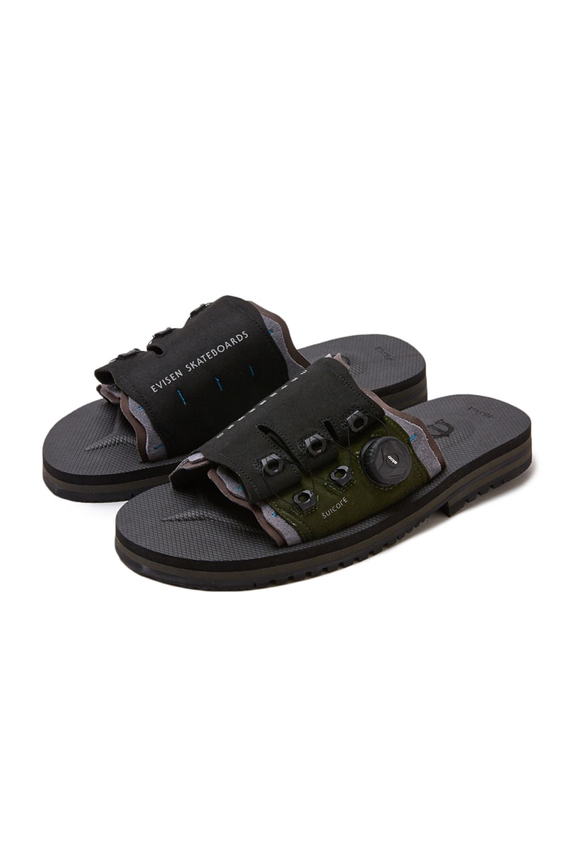エビセン スケートボードからスイコックとのコラボサンダルがリリース evisen skateboards suicoke collabo leta release info