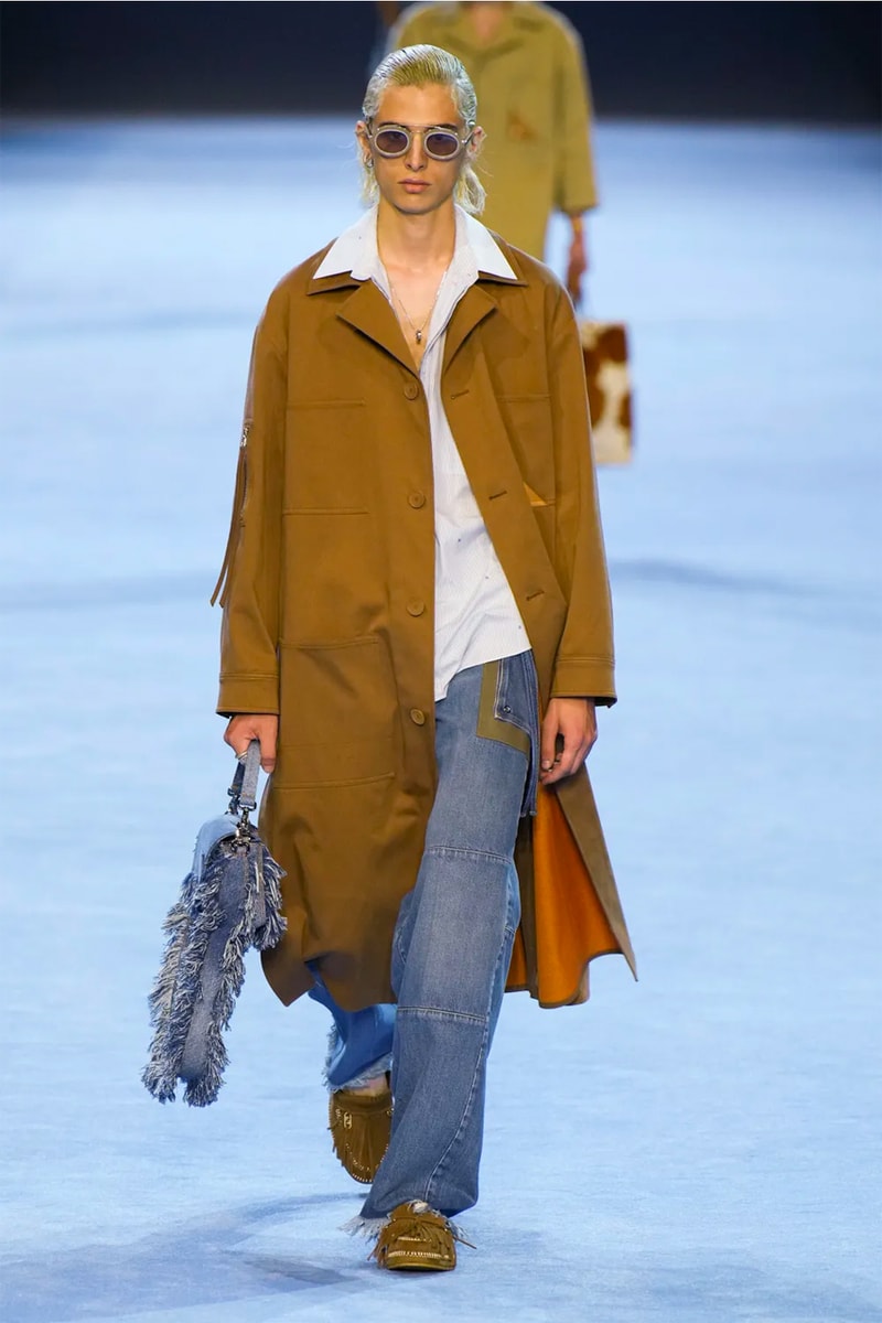 FENDI 2023年春夏メンズコレクション Fendi Frolics In Nature With the Soft Dappling of Light and Textures for SS23