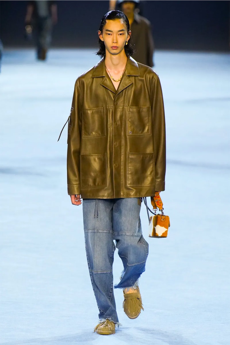 FENDI 2023年春夏メンズコレクション Fendi Frolics In Nature With the Soft Dappling of Light and Textures for SS23